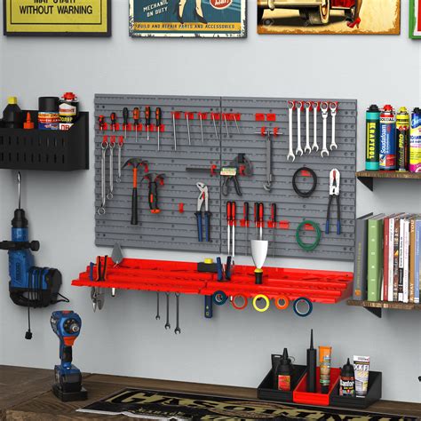 steel wall mounted tool cabinet|wall mount small tool organizer.